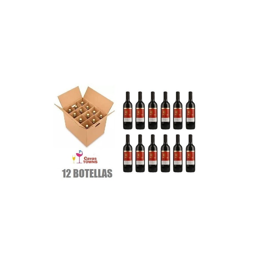 Caja 12 Botellas Vino Tinto Español Casa Morena Tempranillo 750ml - Cavas Towns Caja 12 Botellas Vino Tinto Español Casa Morena Tempranillo 750ml - Cavas Towns